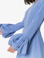 Thumbnail for your product : Roksanda Aylin bell sleeve flared midi dress