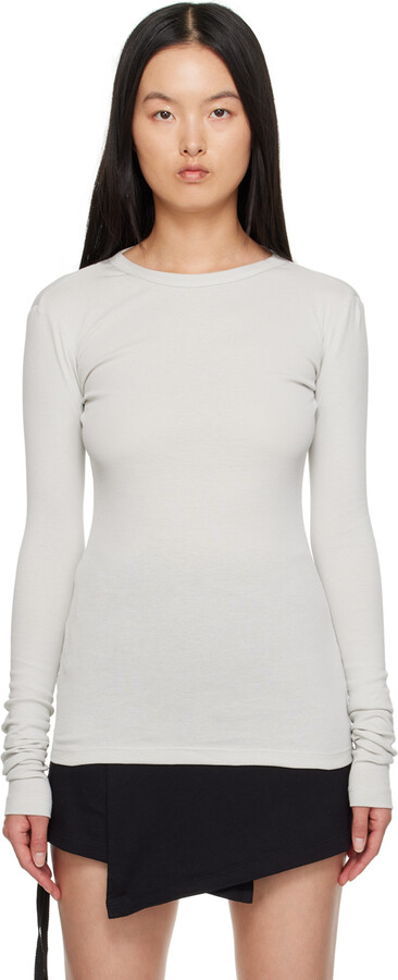 Tシャツ・カットソー Ann Demeulemeester ALLA SLOUCHY SHIRT (2102.WSH03.125.001) Dieter ''Sunset Bleeding'' High-Comfort T-shirt – Ann