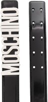 Thumbnail for your product : Moschino Logo-Plaque Buckle Belt