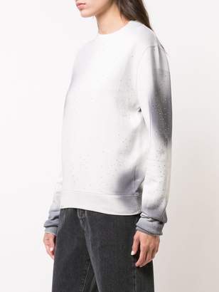 Off-White faded print sweatshirt