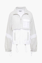 Thumbnail for your product : Ganni Two-tone Shell And Mesh Jacket
