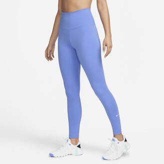 Nike Women's One High-Rise Leggings in Blue - ShopStyle
