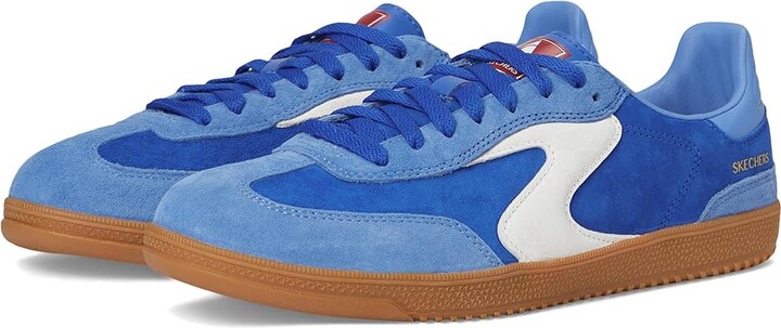 Skechers Hotshot - Varsity Crew Women's Shoes Blue : 8.5 B - Medium, Suede