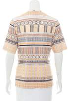 Thumbnail for your product : Basler Printed Knit Top w/ Tags