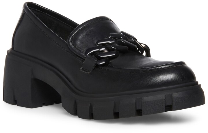 Madden Girl Hoxton Chain Lug Sole Loafers - ShopStyle