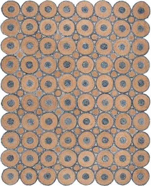 Safavieh CapeCodCAP306HandWovenAreaRug-Blue/Natural-8'x10'