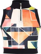 Thumbnail for your product : River Island Girls red geo print zip tank top