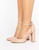 Thumbnail for your product : London Rebel Heeled Shoe with Detailed Ankle Straps