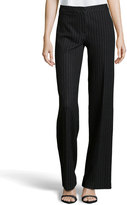 Thumbnail for your product : Escada Tux Pinstripe Wool-Knit Pants, Black