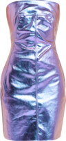 Thumbnail for your product : Rick Owens Iridescent Strapless Mini Dress