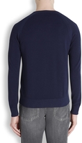 Thumbnail for your product : Moncler Dark blue piqué cotton jumper
