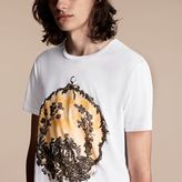 Thumbnail for your product : Burberry Wallpaper Print Cotton T-Shirt