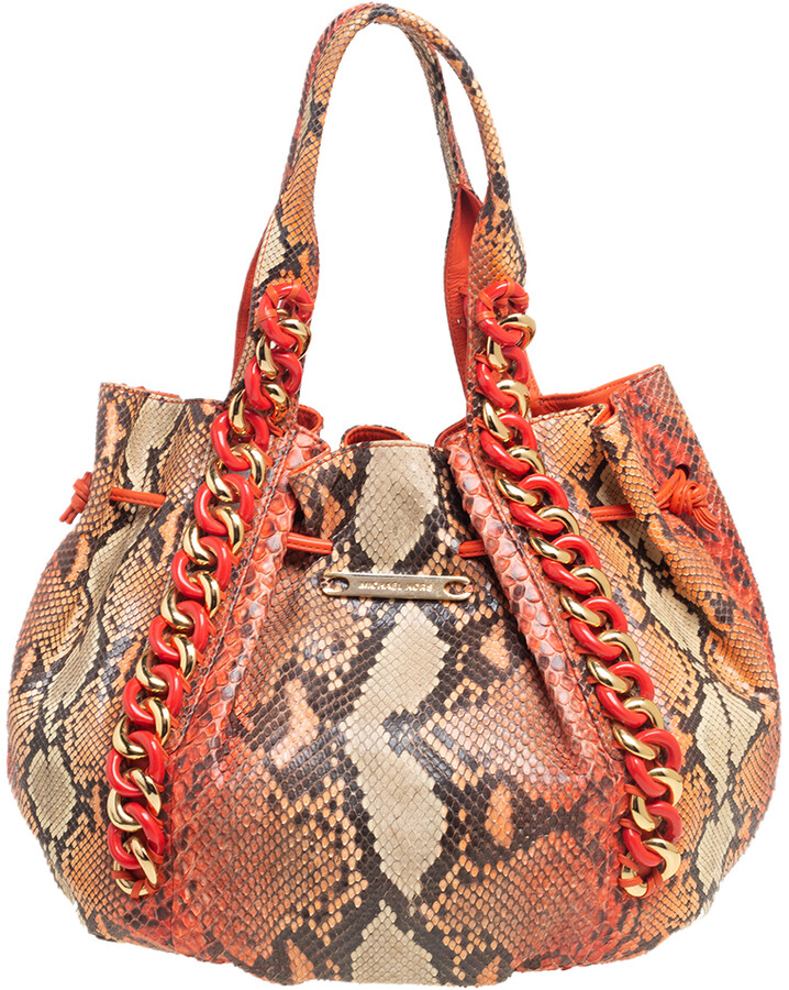 michael kors snakeskin purse