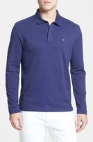 Thumbnail for your product : Swiss Army 566 Victorinox Swiss Army® Tailored Fit Long Sleeve Zip Polo (Online Only)