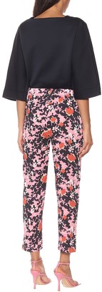 Marni High-rise floral pants