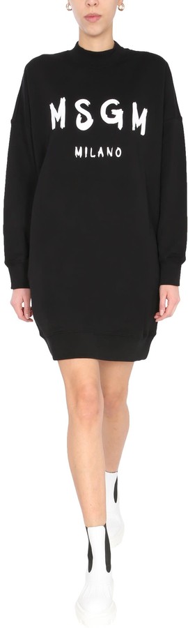 msgm sweatshirt dress