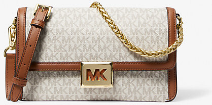 Michael Kors Sonia Leather Medium Gold Chain Shoulder Bag Crossbody Merlot