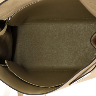 Hermes Kelly Handbag Grey Togo with Palladium Hardware 32 Neutral