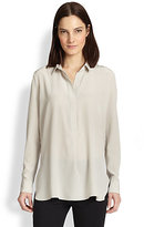 Thumbnail for your product : Vince Silk Popover Blouse