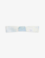 Thumbnail for your product : Lele Sadoughi Tie-dye cotton headband and face covering set