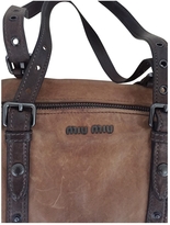Thumbnail for your product : Miu Miu Leather Satchel Handbag
