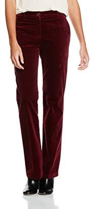 Brax Women's Milva Trousers, Red-Rot (Maroon 80), W32/L32