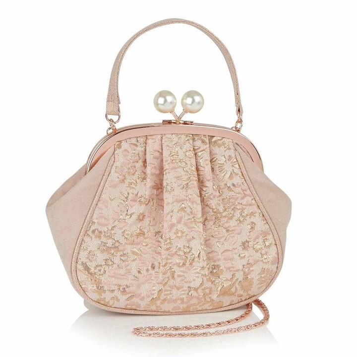 rose gold chain bag