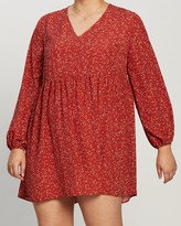 Thumbnail for your product : Atmos & Here Atmos&Here Curvy - Women's Red Mini Dresses - Grace Mini Dress - Size 20 at The Iconic