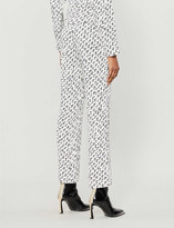 Thumbnail for your product : Saks Potts Fiesta graphic-print high-rise woven trousers