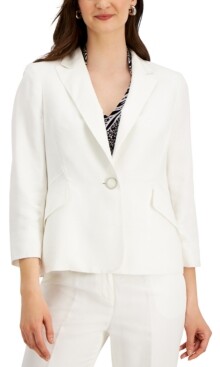 kasper white blazer
