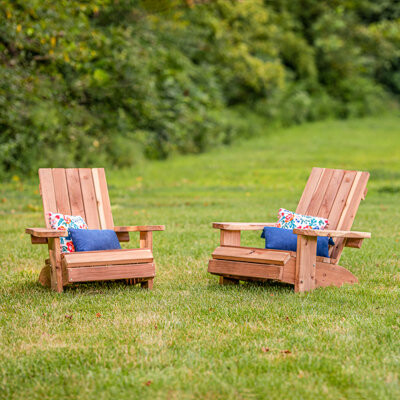 Jack and June Jack & June Redwood Adirondack Chair