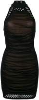 Thumbnail for your product : Balmain ruched halterneck dress