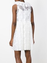 Thumbnail for your product : Gianluca Capannolo Ruffle Neck Polka Dot Dress