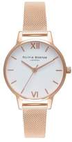 Thumbnail for your product : Olivia Burton Rose Goldtone Mesh Bracelet Watch