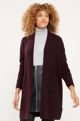 Oasis Ribbed cosy cardigan [span class="variation_color_heading"]- Mid Grey[/span]