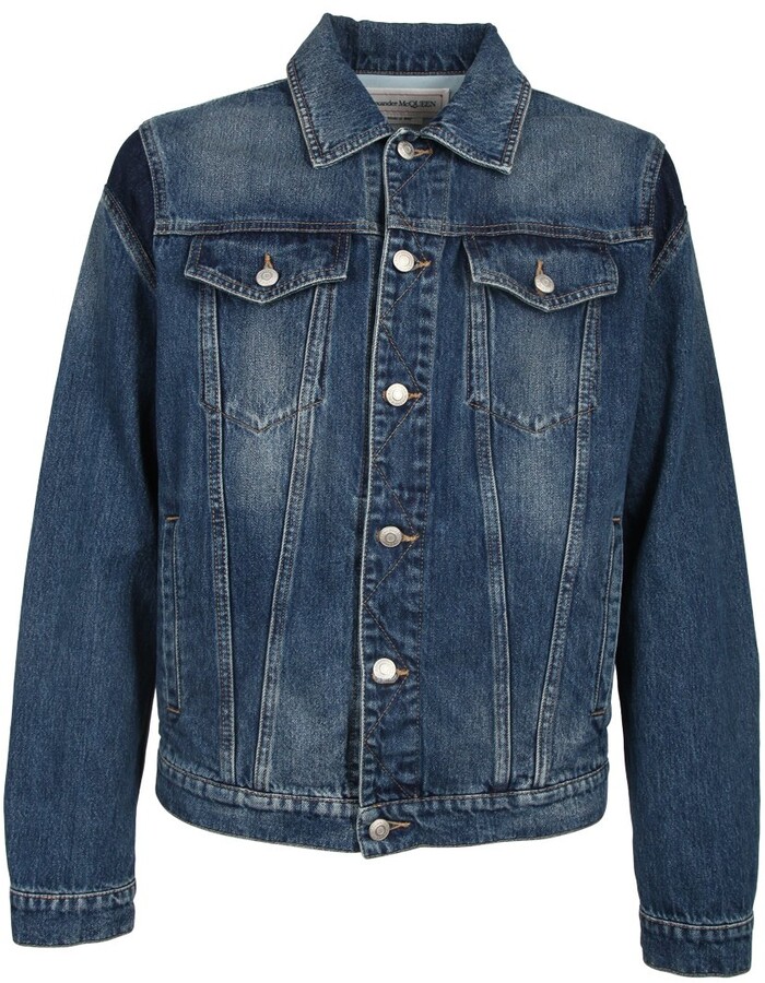 alexander mcqueen denim jacket