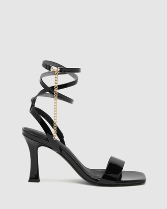 Black Tie-up Heels | Shop the world's largest collection of 
