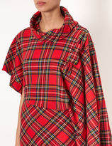 Thumbnail for your product : Awake Red Tartan One Sleeve Dress