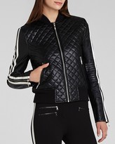 Thumbnail for your product : BCBGMAXAZRIA Jacket - Morgan Quilted Faux Leather Bomber