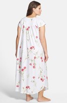 Thumbnail for your product : Carole Hochman Designs 'Forever Carnation' Long Nightgown (Plus Size)