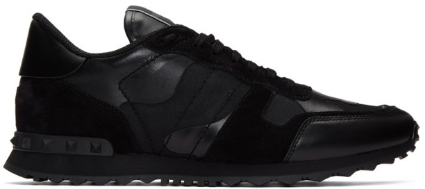 womens black valentino trainers