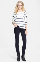 Thumbnail for your product : Rag and Bone 3856 rag & bone/JEAN 'Miller' Stripe High/Low Tee