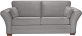 Thumbnail for your product : Argos Home New Thornton 3 Seater Fabric Sofa Bed -Light Grey