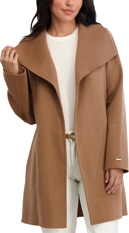 Tahari Ella Belted Wrap Coat