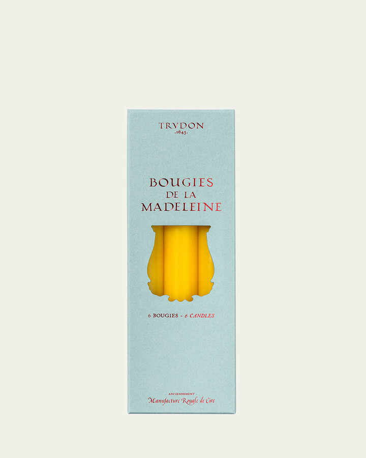 Cire Trudon Madeleine Yellow Taper Candles, Set of 6
