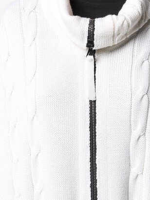 stagni 47 Cable Knit Zip-Up Jumper