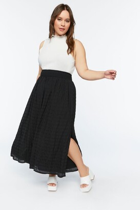 Forever 21 Plus Size A-Line Maxi Skirt