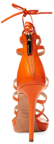 Thumbnail for your product : Herve Leger Talor Leather Cage Sandal