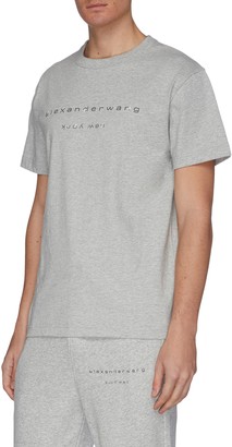 Alexander Wang x Lane Crawford logo embellished unisex T-shirt