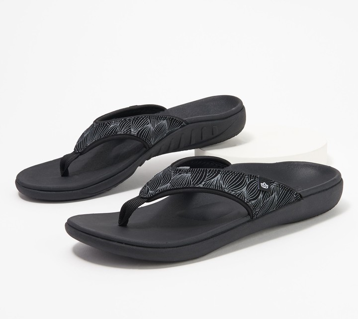 Spenco Orthotic Thong Sandals - Yumi Wave - ShopStyle